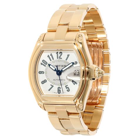 cartier roadster gold replica|cartier roadster 18kt yellow gold.